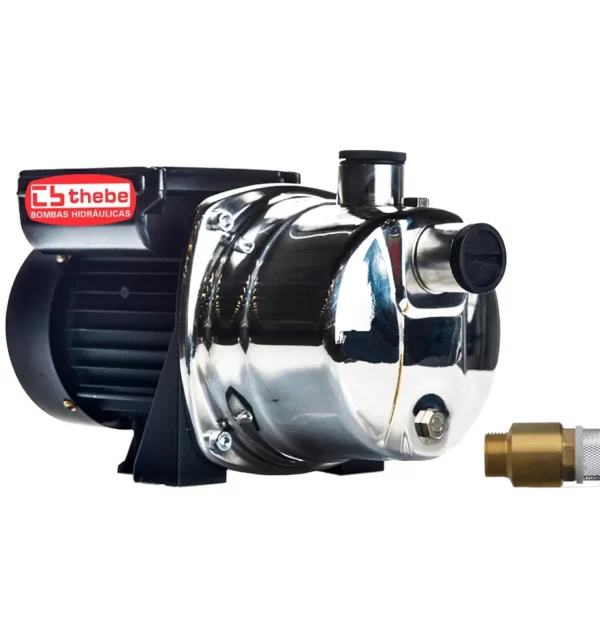 Bomba Autoaspirante Thebe Tjet-100 Inox 1 Cv Monofásica 110v/220v